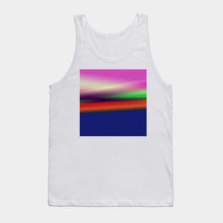 RED BLUE GREEN TEXTURE ART Tank Top